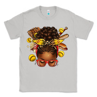 Moon Dust softball afro messy bun Classic Tee - texasbilliewilder