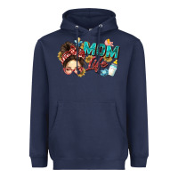 Navy mom life Heavyweight Hoodie - Zillion Design Studio