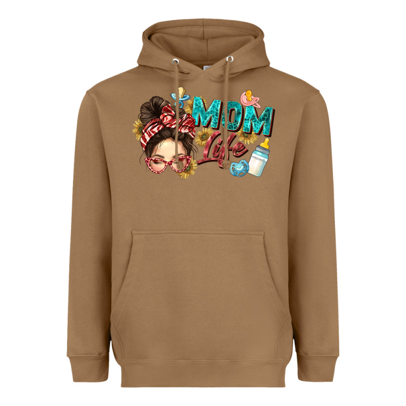 Mom Life Heavyweight Hoodie by Zillion Design Studio | Teevron
