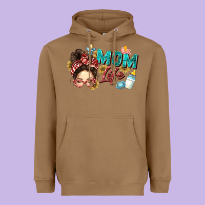 Mom Life Heavyweight Hoodie Designed By Zillion Design Studio