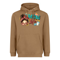 Toasted Coconut mom life Heavyweight Hoodie - Zillion Design Studio