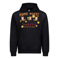 Black glitter softball Urban Hoodie - MaliasSmallBusiness