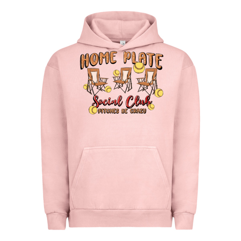Glitter Softball Urban Hoodie by MaliasSmallBusiness | Teevron