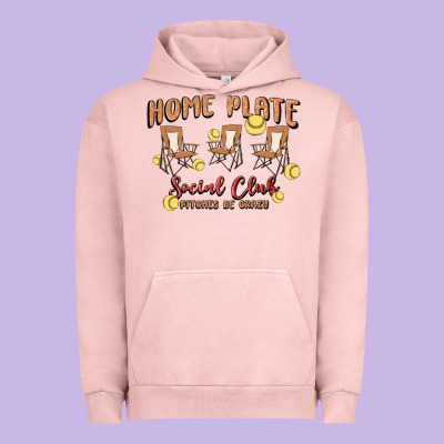 Glitter Softball Urban Hoodie Designed By Maliassmallbusiness
