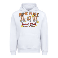 White glitter softball Urban Hoodie - MaliasSmallBusiness