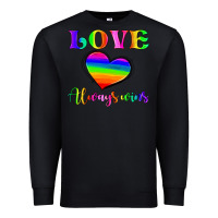 Black love always wins Premium Sweatshirt - HRA Design Shop