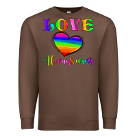 Chestnut love always wins Premium Sweatshirt - HRA Design Shop