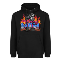 Black motocross mom Heavyweight Hoodie - Zillion Design Studio