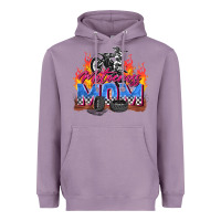 Lavender motocross mom Heavyweight Hoodie - Zillion Design Studio