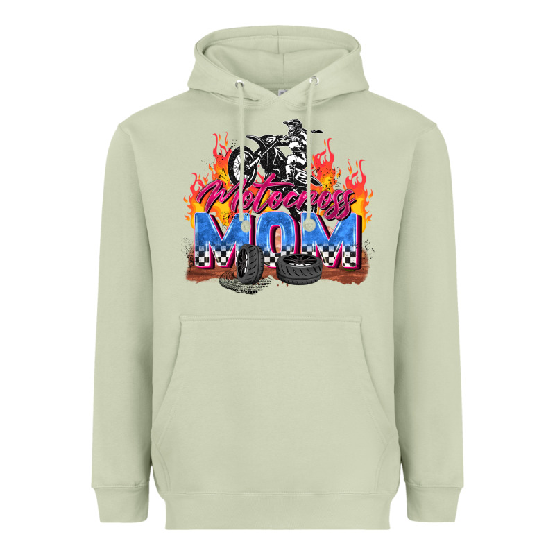 Motocross Mom Heavyweight Hoodie by Zillion Design Studio | Teevron
