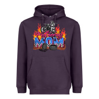 Plum motocross mom Heavyweight Hoodie - Zillion Design Studio