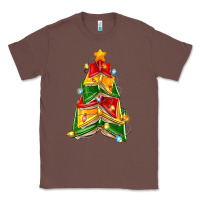 Chestnut christmas book tree Classic Tee - Zillion Design Studio