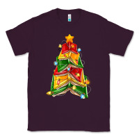 Plum christmas book tree Classic Tee - Zillion Design Studio