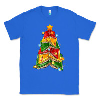 True Royal christmas book tree Classic Tee - Zillion Design Studio