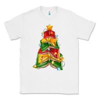 White christmas book tree Classic Tee - Zillion Design Studio