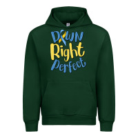 Forest Green down right perfect Urban Hoodie - MaliasSmallBusiness