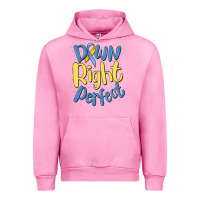 Fuchsia Pink down right perfect Urban Hoodie - MaliasSmallBusiness
