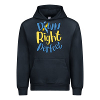 Navy down right perfect Urban Hoodie - MaliasSmallBusiness