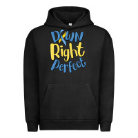 Pigment Black down right perfect Urban Hoodie - MaliasSmallBusiness