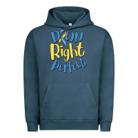 Pigment Midnight Navy down right perfect Urban Hoodie - MaliasSmallBusiness