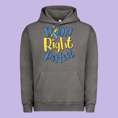 Down Right Perfect Urban Hoodie Designed By Maliassmallbusiness