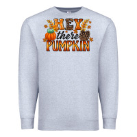 Heather Grey hey there pumpkin Premium Sweatshirt - RacoonDesign