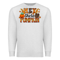 Oatmeal Heather hey there pumpkin Premium Sweatshirt - RacoonDesign
