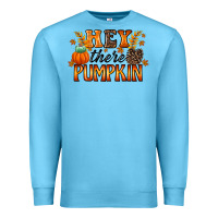 Ocean Blue hey there pumpkin Premium Sweatshirt - RacoonDesign