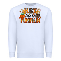 White hey there pumpkin Premium Sweatshirt - RacoonDesign