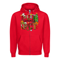 Red santa's favorite pct Zipper Hoodie - Zillion Design Studio