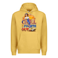 Antique Gold Chill the fourth out 4th of july Premium Hoodie - NancyCooperArtShop