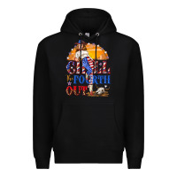 Black Chill the fourth out 4th of july Premium Hoodie - NancyCooperArtShop