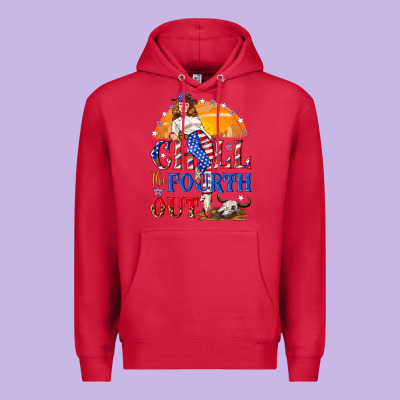 Chill The Fourth Out 4th Of July Premium Hoodie Designed By Nancycooperartshop