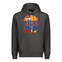 Charcoal Heather Chill the fourth out 4th of july Premium Hoodie - NancyCooperArtShop