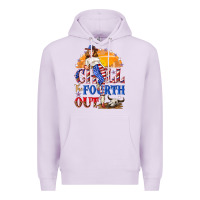 Lilac Chill the fourth out 4th of july Premium Hoodie - NancyCooperArtShop