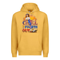 Mustard Chill the fourth out 4th of july Premium Hoodie - NancyCooperArtShop