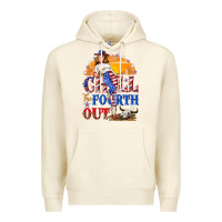 Sandshell Chill the fourth out 4th of july Premium Hoodie - NancyCooperArtShop