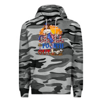 Slate Camo Chill the fourth out 4th of july Premium Hoodie - NancyCooperArtShop