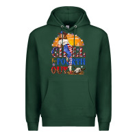 Sports Green Chill the fourth out 4th of july Premium Hoodie - NancyCooperArtShop