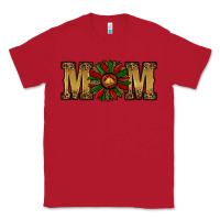 Red Christmas Sunflower Mom Classic Tee - RanaPortraitStore