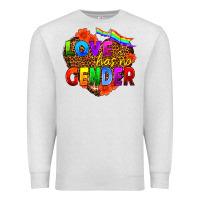 Oatmeal Heather love has no gender Premium Sweatshirt - HRA Design Shop