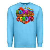 Ocean Blue love has no gender Premium Sweatshirt - HRA Design Shop