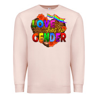 Pale Pink love has no gender Premium Sweatshirt - HRA Design Shop