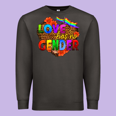 Love Has No Gender Premium Sweatshirt Designed By Hra Design Shop