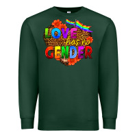 Sports Green love has no gender Premium Sweatshirt - HRA Design Shop