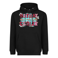 Black naynay like a mom Heavyweight Hoodie - Zillion Design Studio