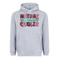 Heather Grey naynay like a mom Heavyweight Hoodie - Zillion Design Studio