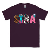 Plum stna Classic Tee - texasbilliewilder