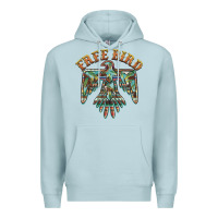 Blue Mist free bird feathers thunderbird Premium Hoodie - BarkalooDesign