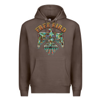 Coffee free bird feathers thunderbird Premium Hoodie - BarkalooDesign